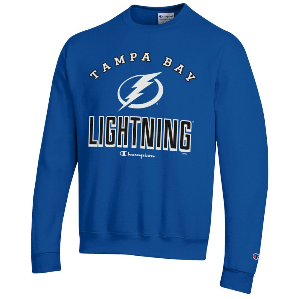 Tampa Bay Lightning Champion Eco Powerblend Crewneck Sweatshirt - Royal - NHL
