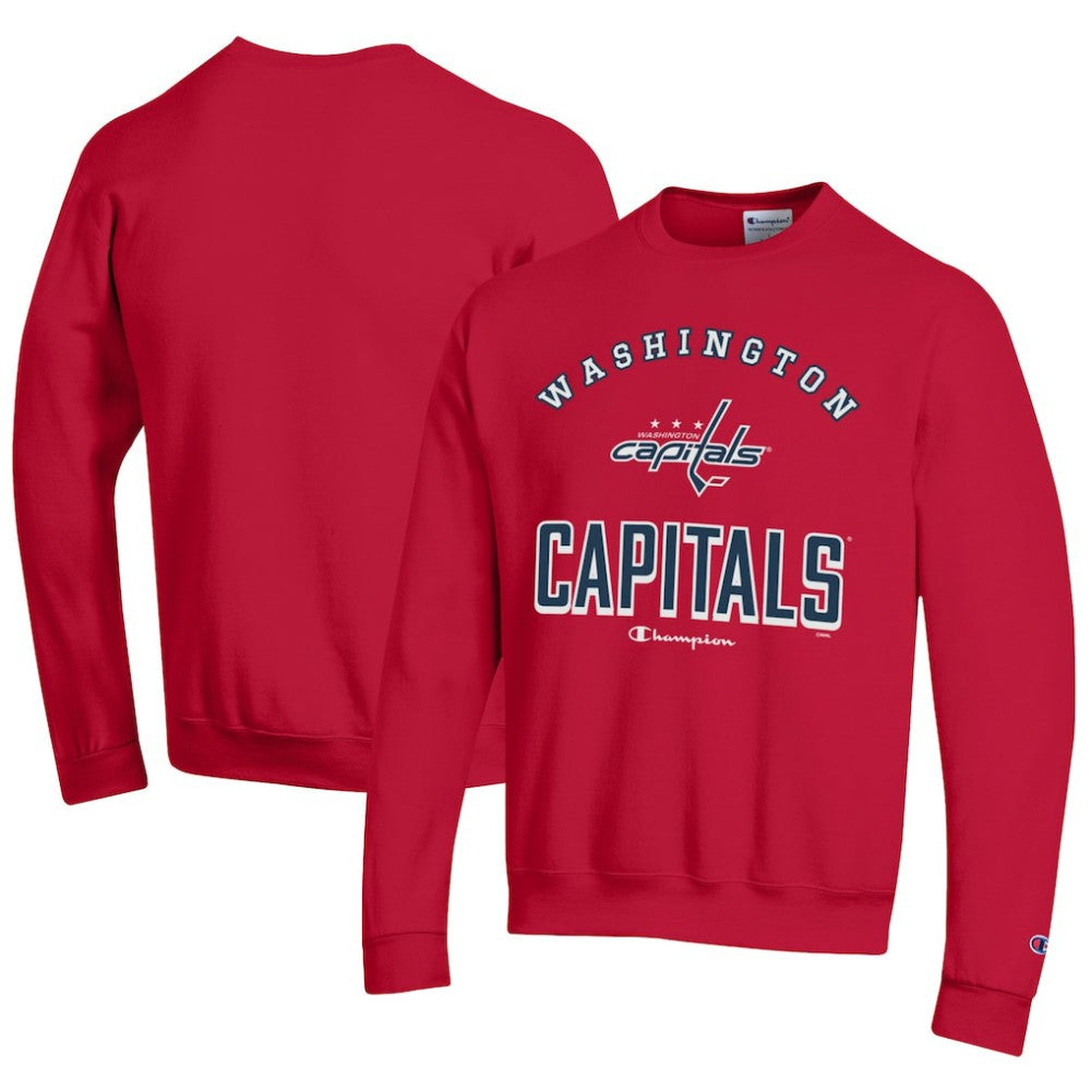 Washington Capitals Champion Eco Powerblend Crewneck Sweatshirt - Red - NHL