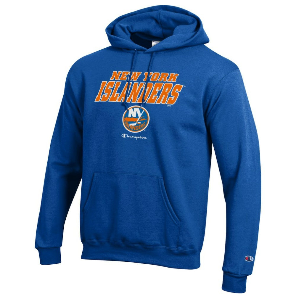 New York Islanders Champion Eco Powerblend Pullover Hoodie - Royal - NHL