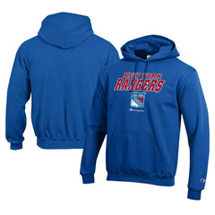 New York Rangers Champion Eco Powerblend Pullover Hoodie - Royal - NHL