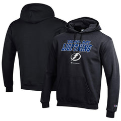 Tampa Bay Lightning Champion Eco Powerblend Pullover Hoodie - Black - NHL
