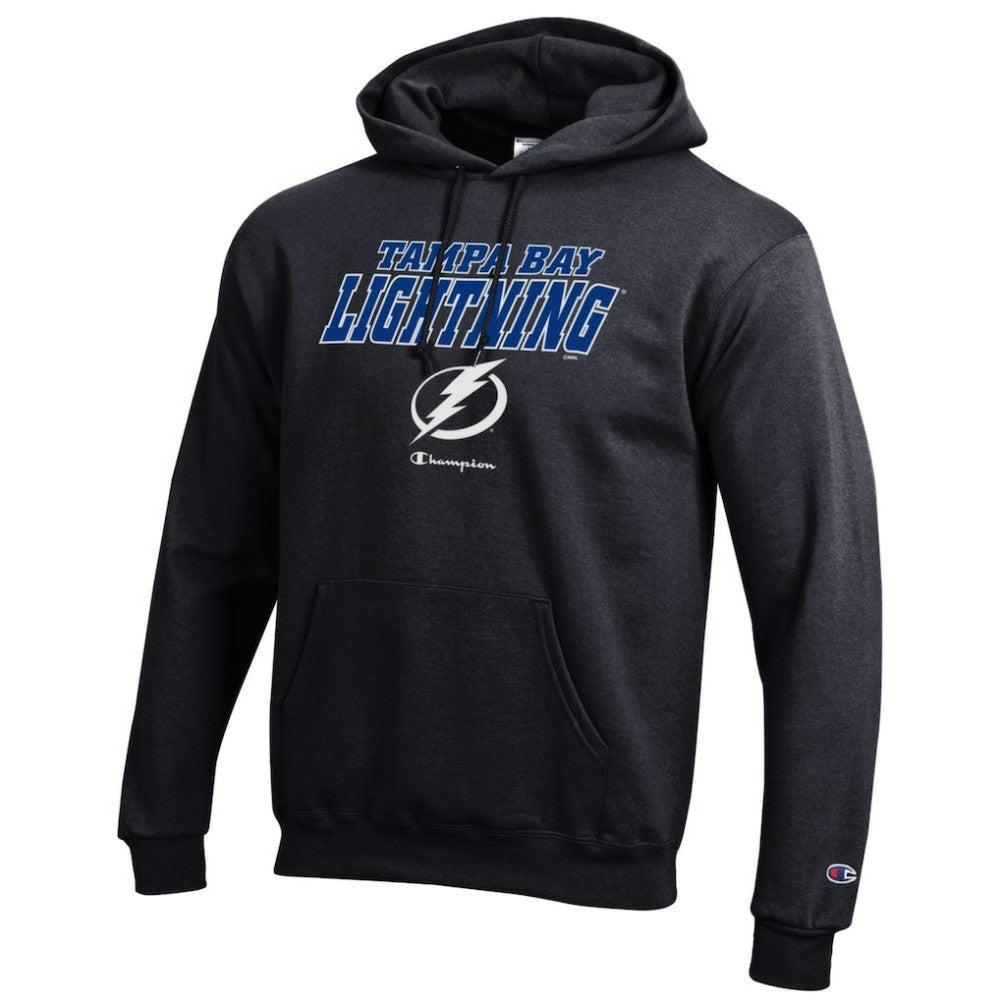 Tampa Bay Lightning Champion Eco Powerblend Pullover Hoodie - Black - NHL