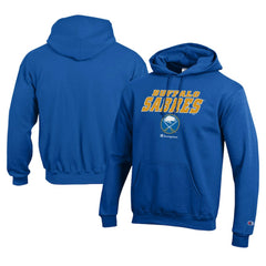 Buffalo Sabres Champion Eco Powerblend Pullover Hoodie - Royal - NHL