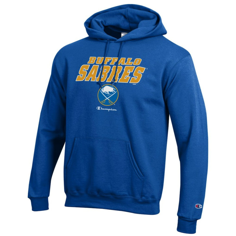 Buffalo Sabres Champion Eco Powerblend Pullover Hoodie - Royal - NHL