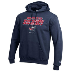 Columbus Blue Jackets Champion Eco Powerblend Pullover Hoodie - Navy - NHL