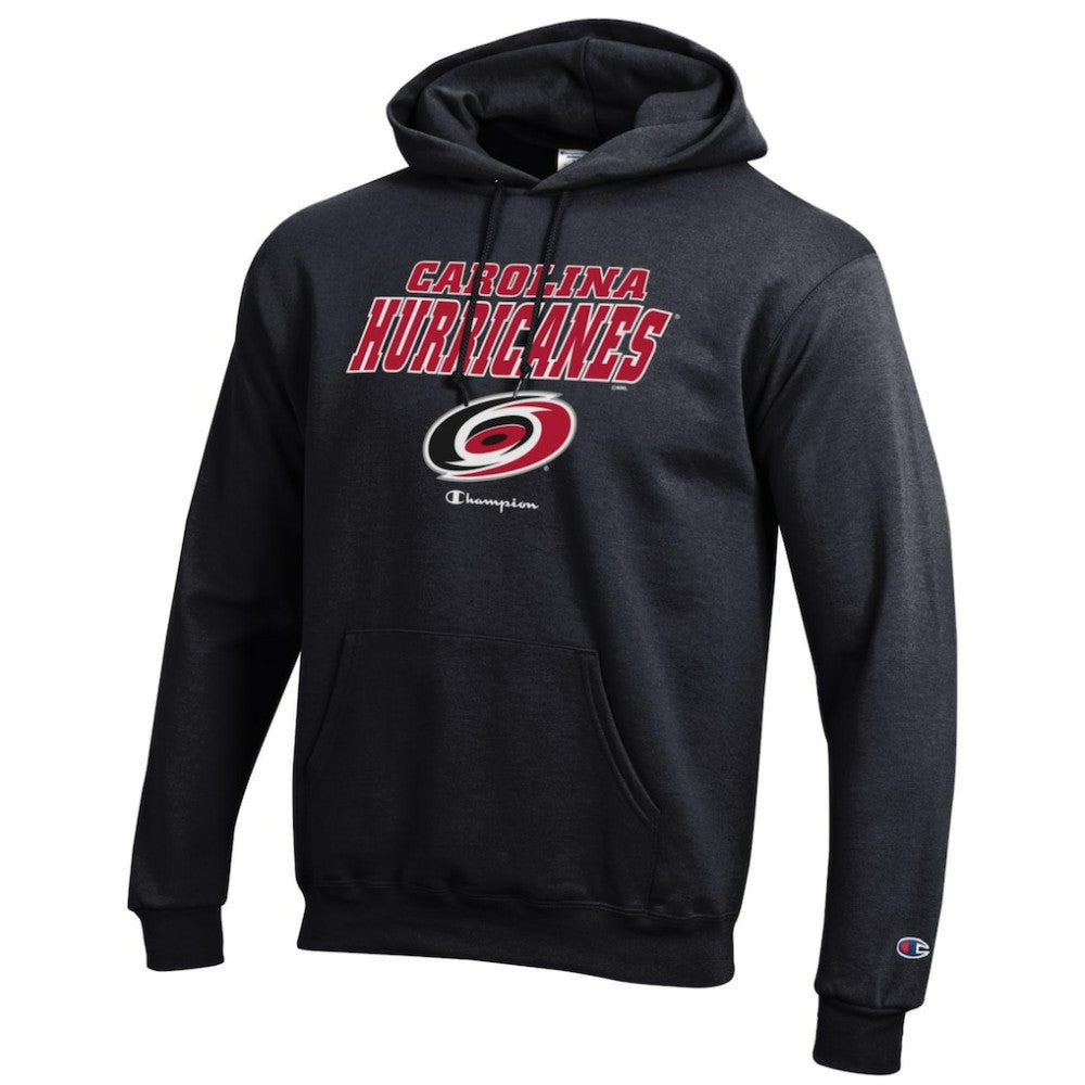 Carolina Hurricanes Champion Eco Powerblend Pullover Hoodie - Black - NHL
