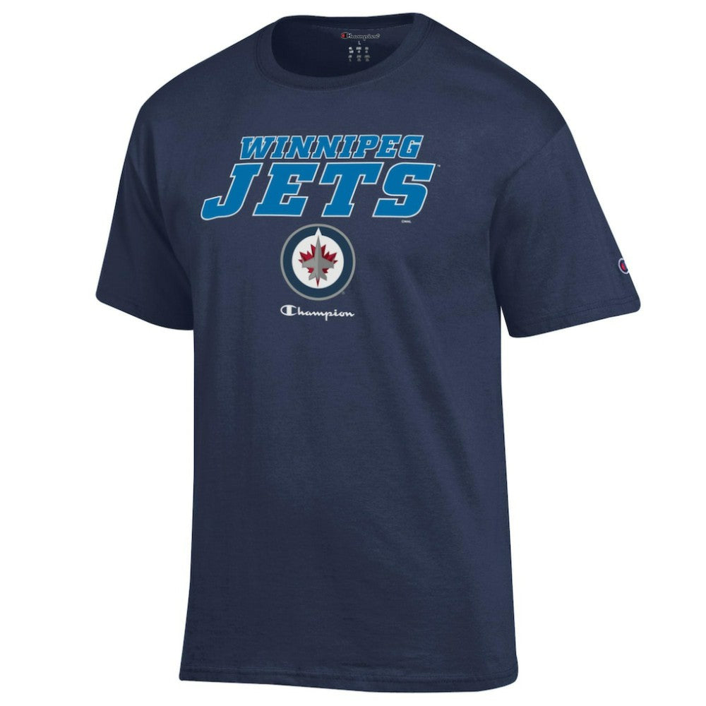 Winnipeg Jets Champion Jersey T-Shirt - Navy - NHL