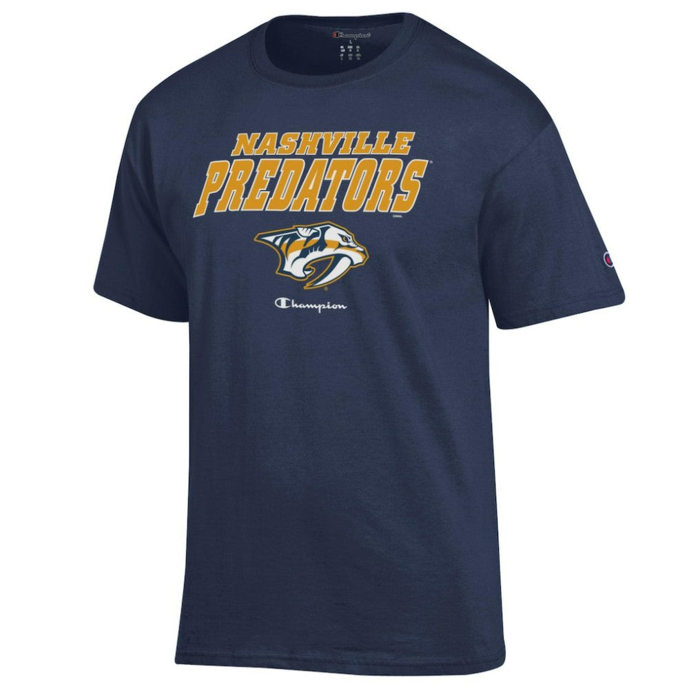 Nashville Predators Champion Jersey T-Shirt - Navy - NHL