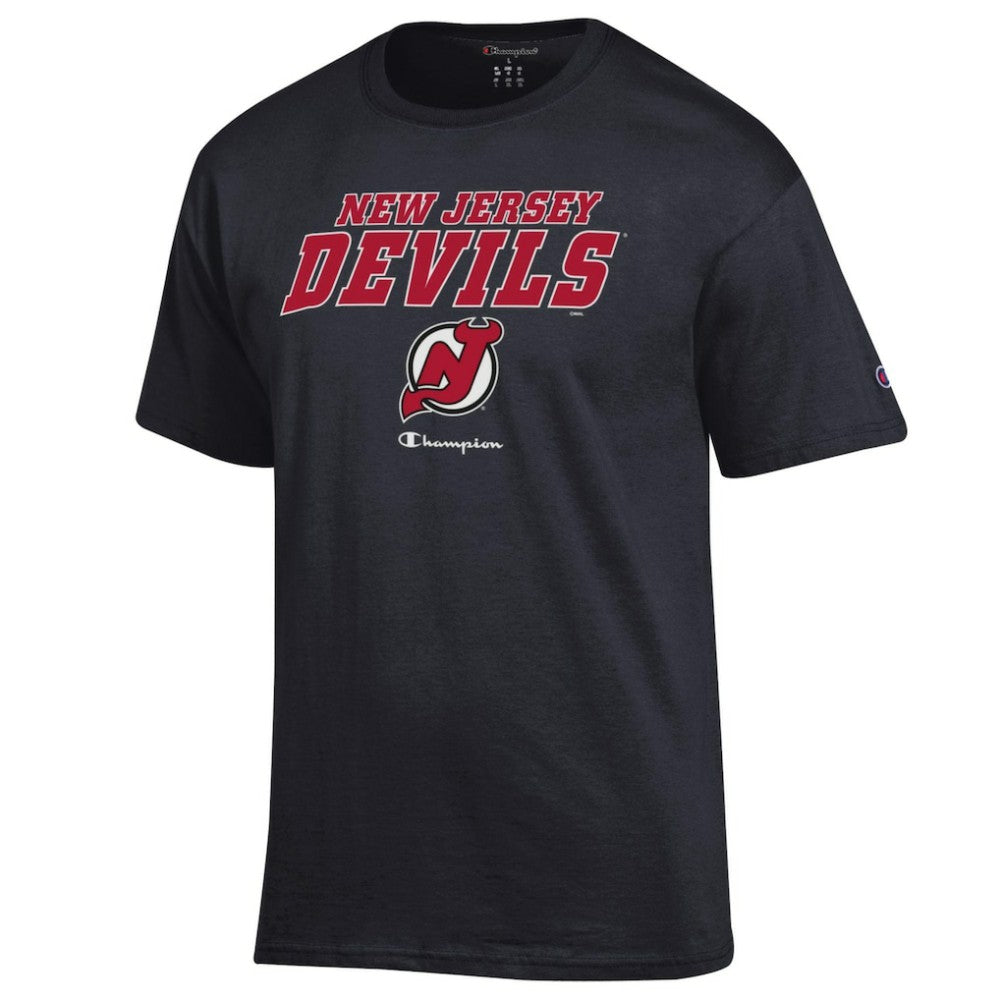 New Jersey Devils Champion Jersey T-Shirt - Black - NHL