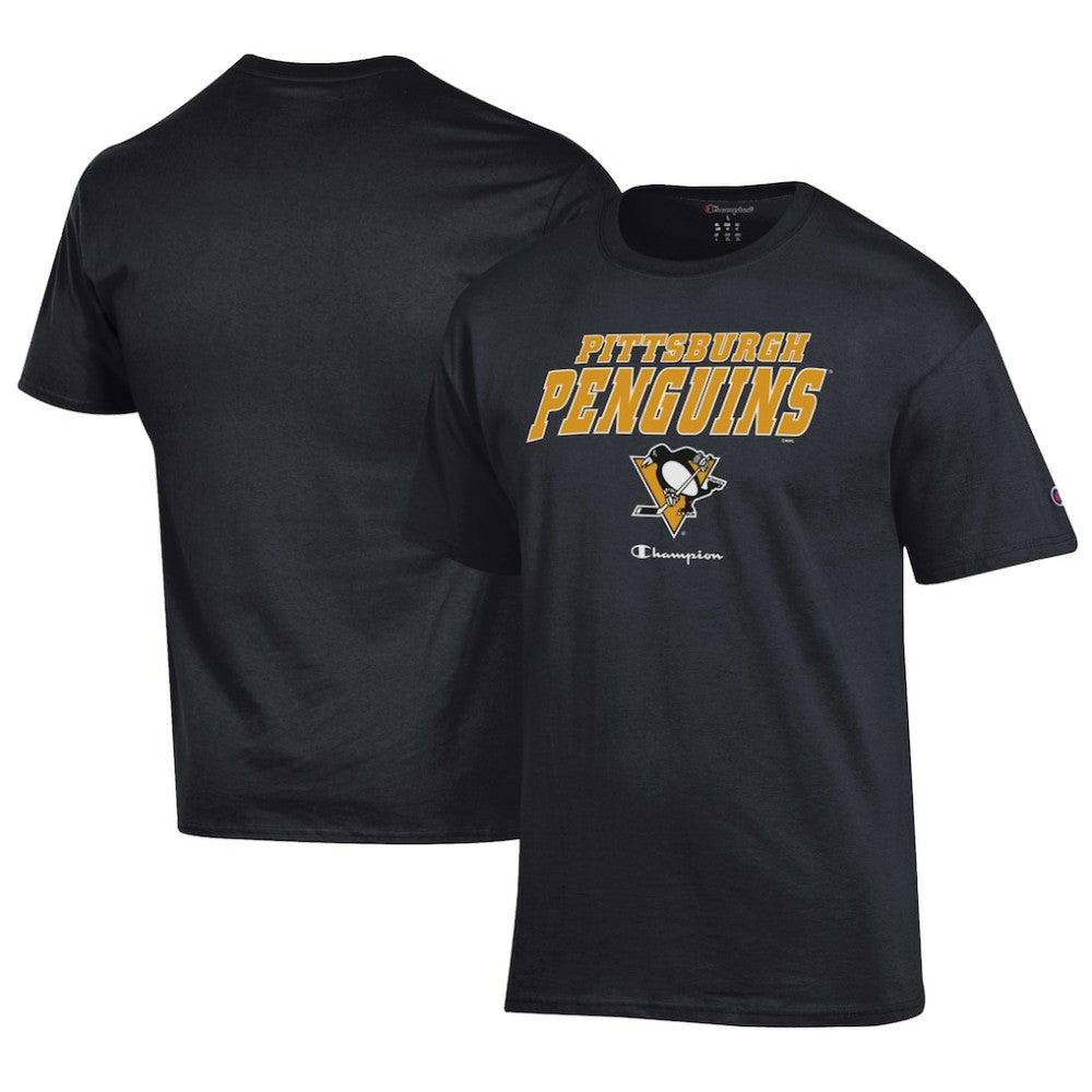 Pittsburgh Penguins Champion Jersey T-Shirt - Black - NHL