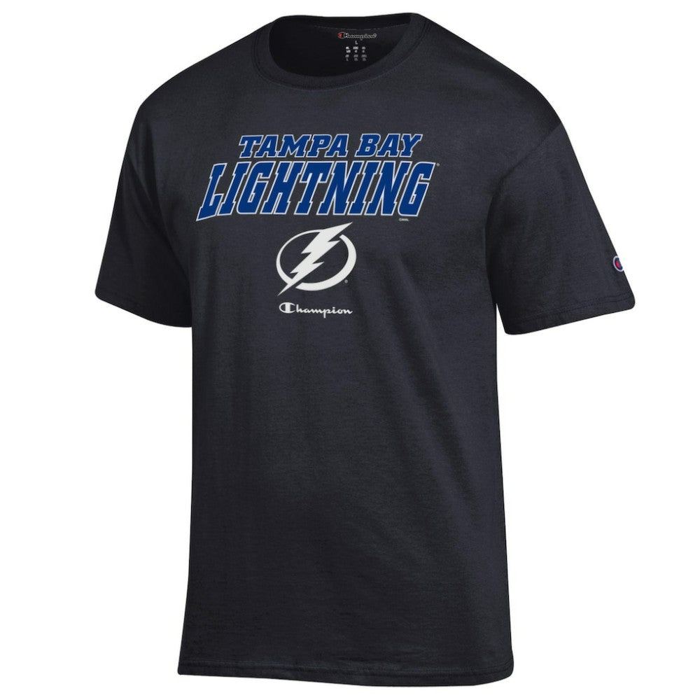 Tampa Bay Lightning Champion Jersey T-Shirt - Black - NHL