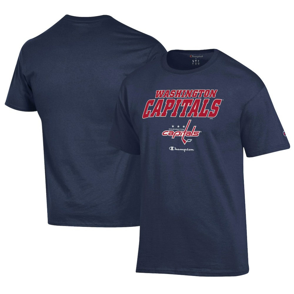 Washington Capitals Champion Jersey T-Shirt - Navy - NHL