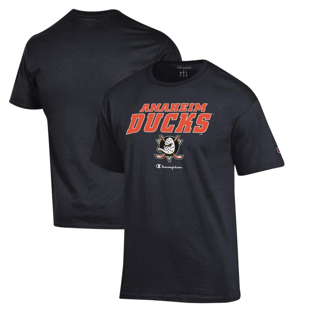 Anaheim Ducks Champion Jersey T-Shirt - Black - NHL