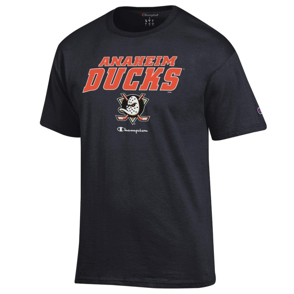 Anaheim Ducks Champion Jersey T-Shirt - Black - NHL