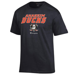 Anaheim Ducks Champion Jersey T-Shirt - Black - NHL