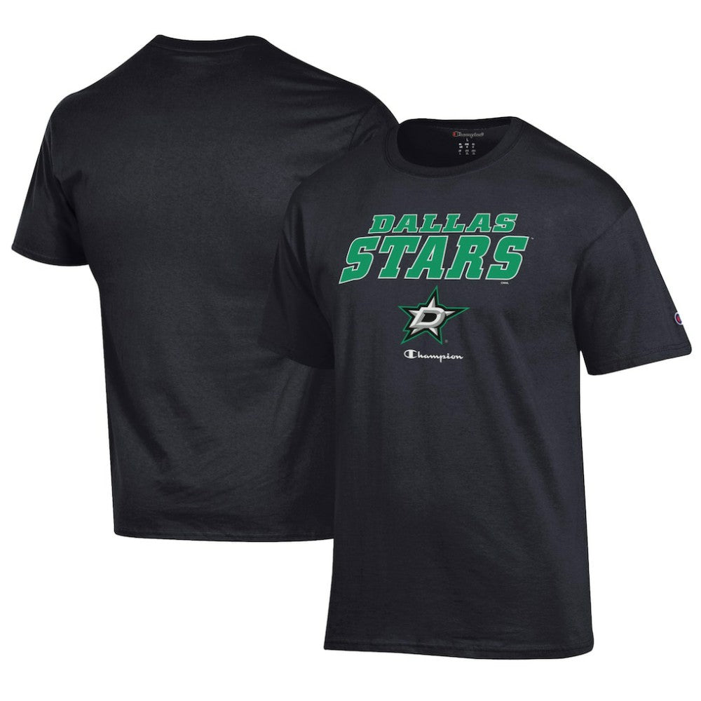 Dallas Stars Champion Jersey T-Shirt - Black - NHL