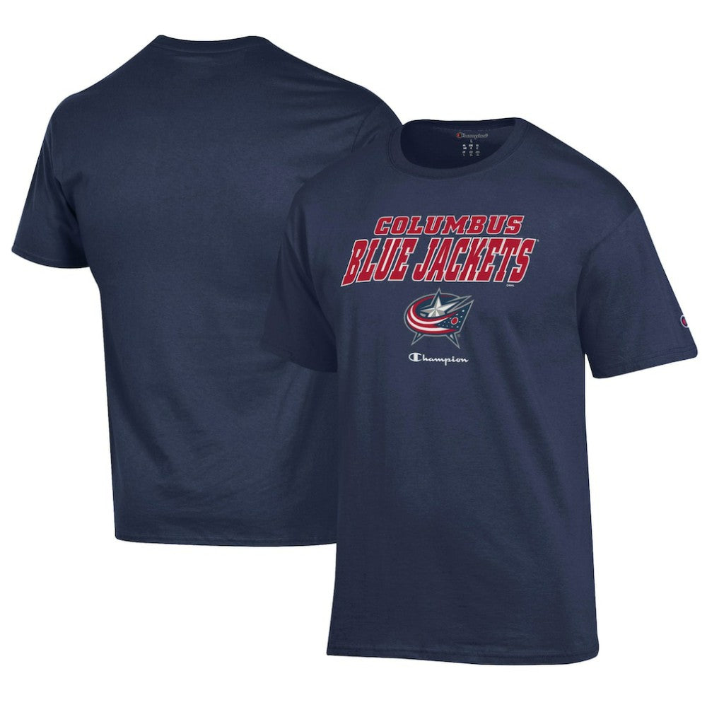 Columbus Blue Jackets Champion Jersey T-Shirt - Navy - NHL