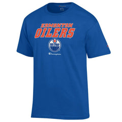 Edmonton Oilers Champion Jersey T-Shirt - Royal - NHL
