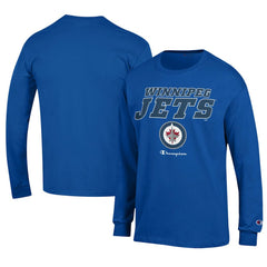Winnipeg Jets Champion Long-Sleeve Jersey T-Shirt - Royal - NHL