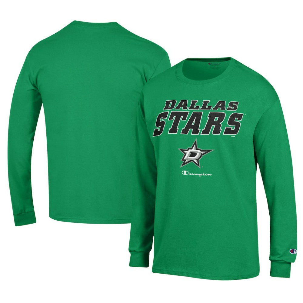 Dallas Stars Champion Long-Sleeve Jersey T-Shirt - Kelly Green - NHL