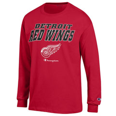 Detroit Red Wings Champion Long-Sleeve Jersey T-Shirt - Red - NHL