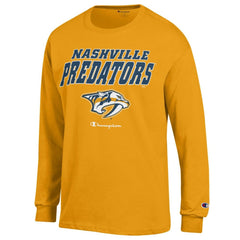 Nashville Predators Champion Long-Sleeve Jersey T-Shirt - Gold - NHL
