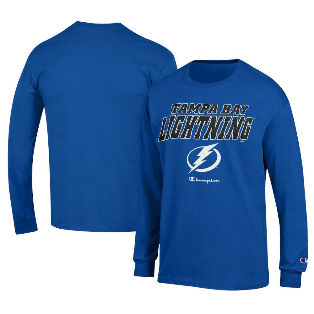 Tampa Bay Lightning Champion Long-Sleeve Jersey T-Shirt - Royal - NHL