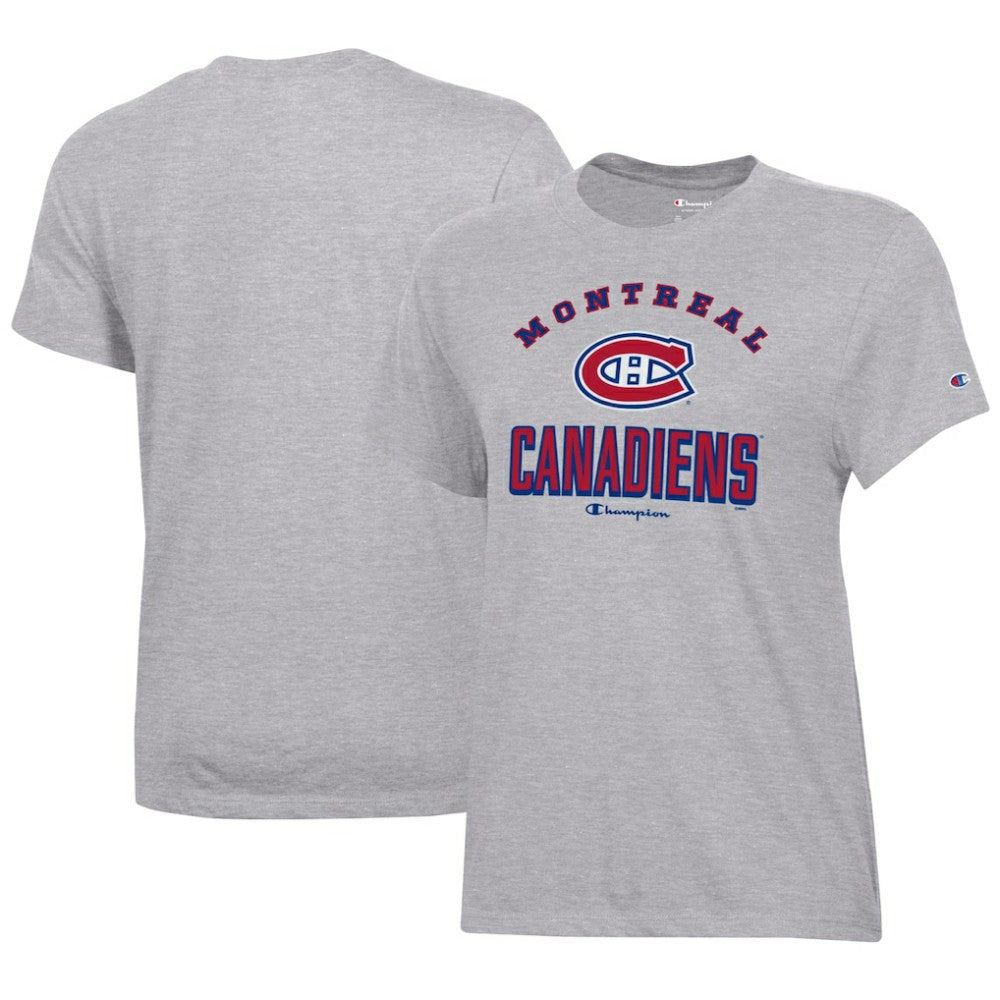 Montreal Canadiens Champion Women's Core T-Shirt - Heather Gray - NHL