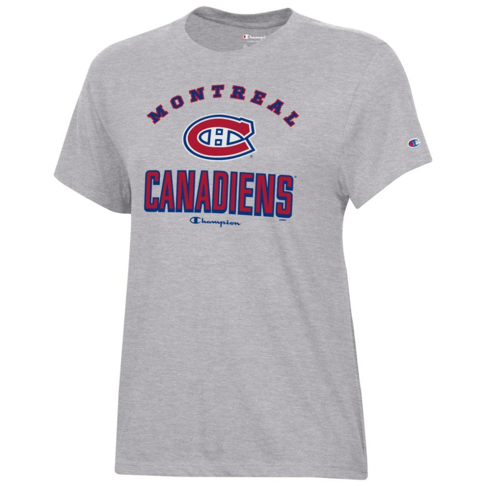 Montreal Canadiens Champion Women's Core T-Shirt - Heather Gray - NHL