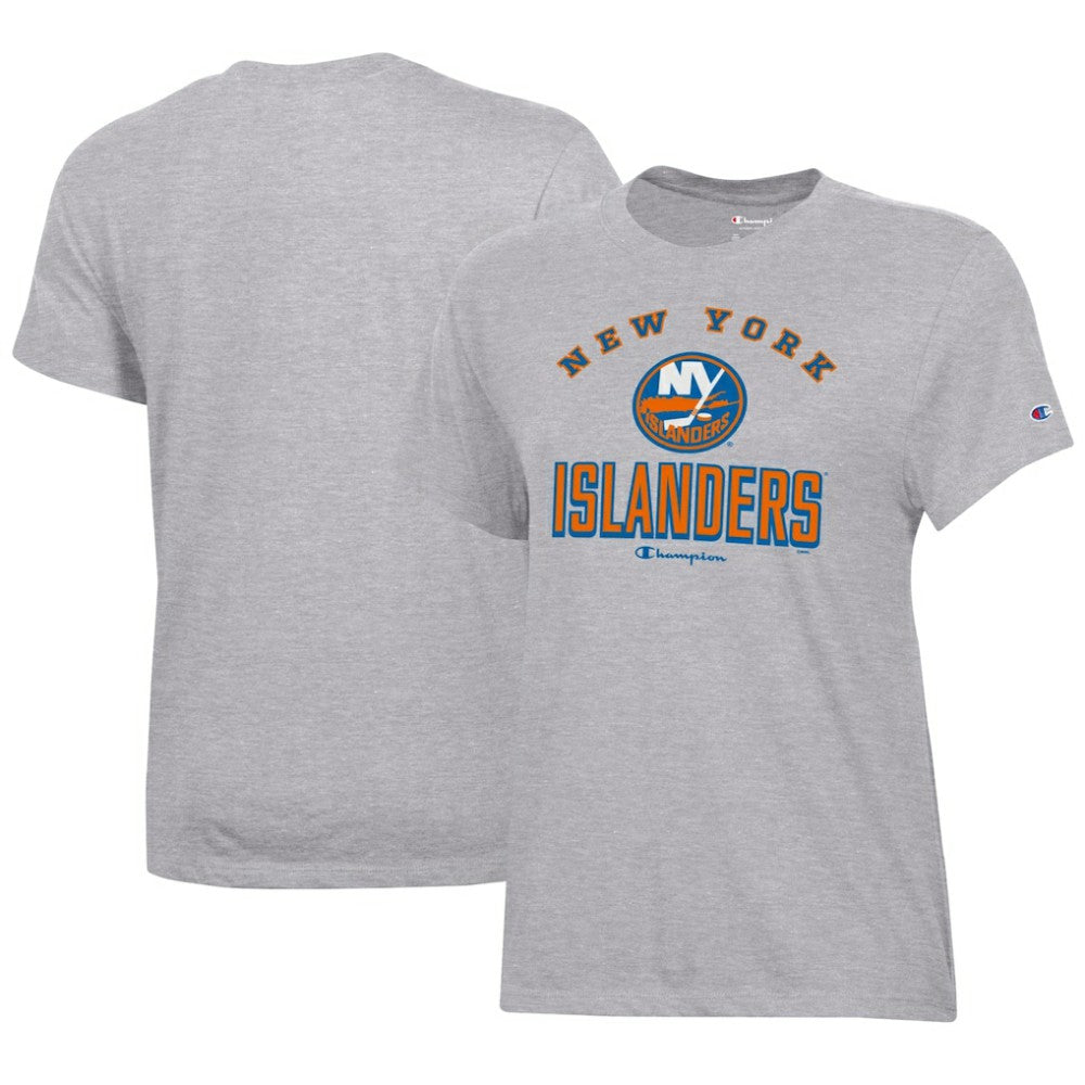 New York Islanders Champion Women's Core T-Shirt - Heather Gray - NHL