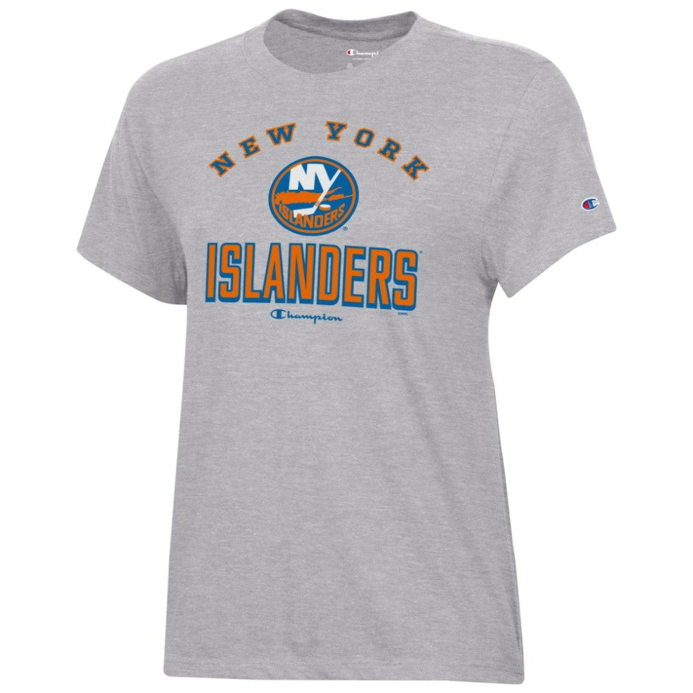 New York Islanders Champion Women's Core T-Shirt - Heather Gray - NHL