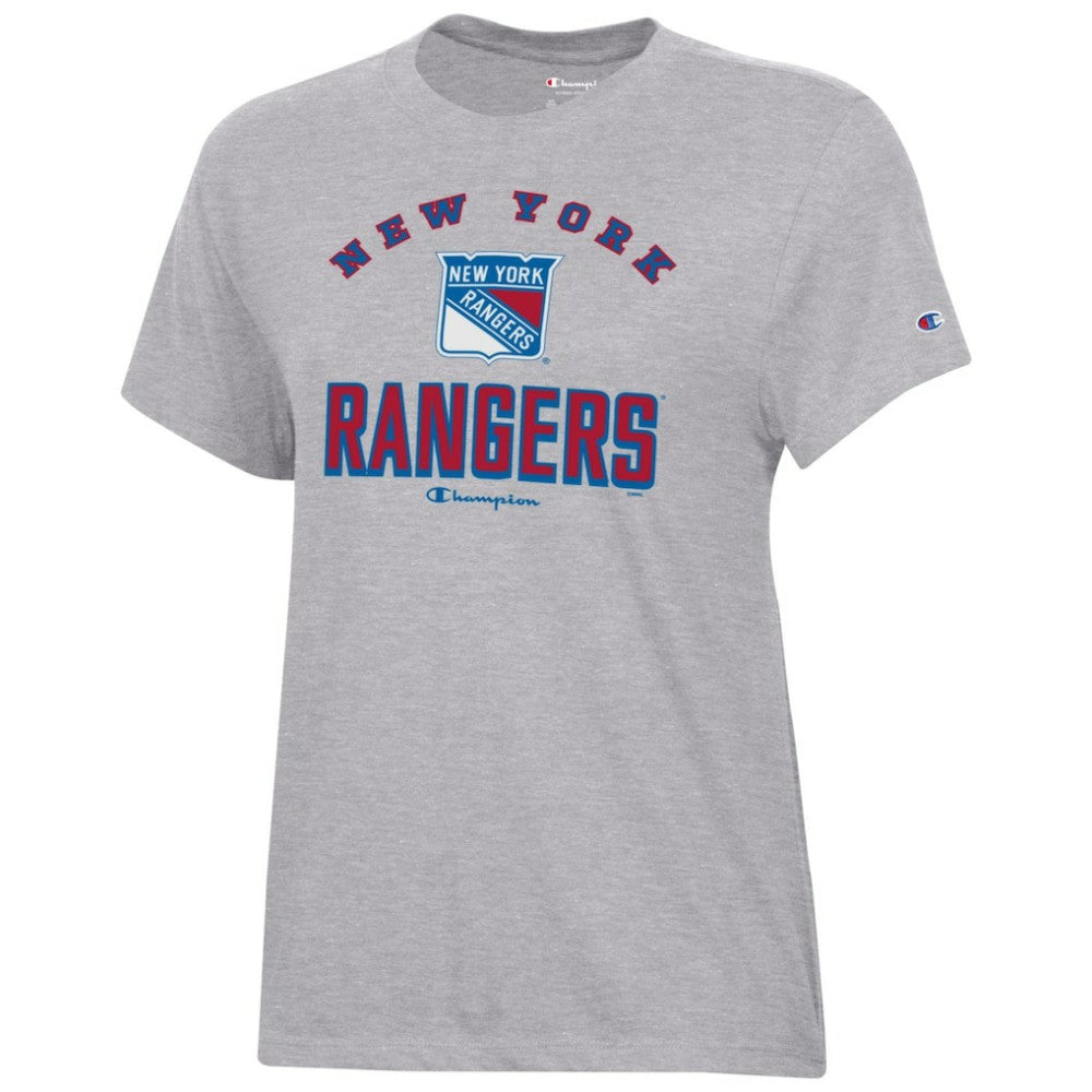 New York Rangers Champion Women's Core T-Shirt - Heather Gray - NHL
