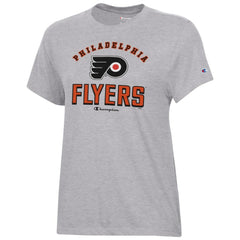 Philadelphia Flyers Champion Women's Core T-Shirt - Heather Gray - NHL