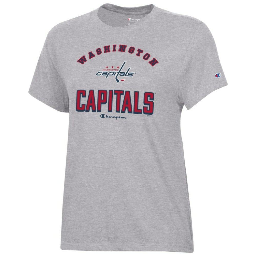Washington Capitals Champion Women's Core T-Shirt - Heather Gray - NHL