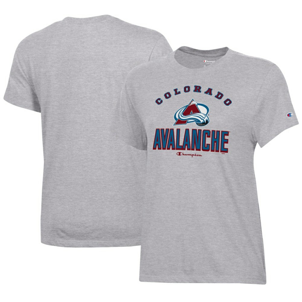 Colorado Avalanche Champion Women's Core T-Shirt - Heather Gray - NHL