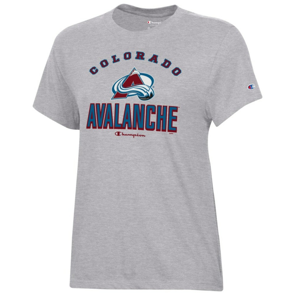 Colorado Avalanche Champion Women's Core T-Shirt - Heather Gray - NHL