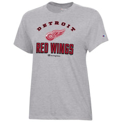 Detroit Red Wings Champion Women's Core T-Shirt - Heather Gray - NHL