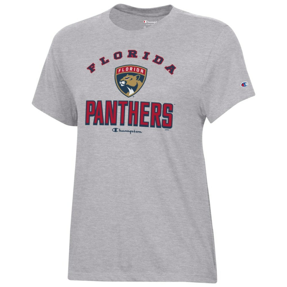 Florida Panthers Champion Women's Core T-Shirt - Heather Gray - NHL