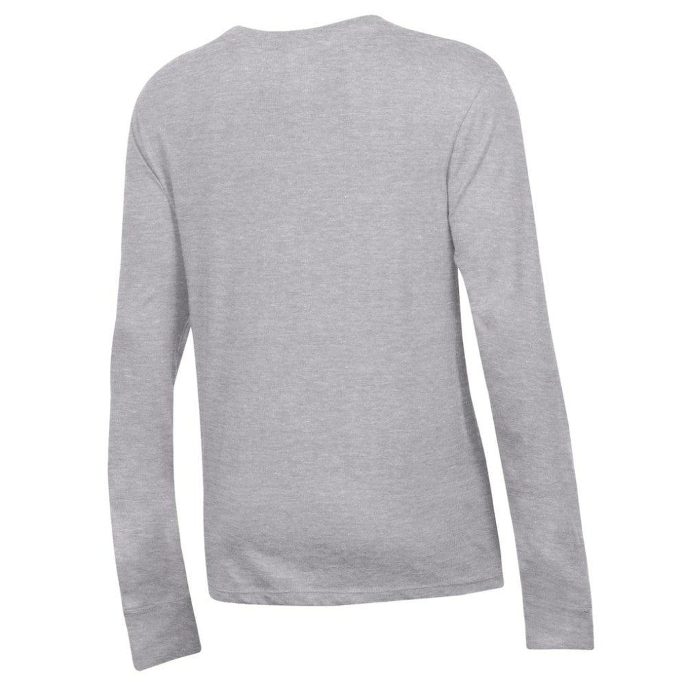 New Jersey Devils Champion Women's Core Long Sleeve T-Shirt - Heather Gray - NHL