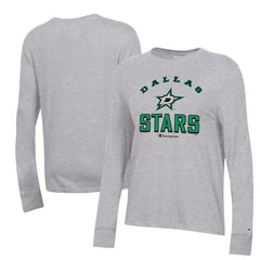 Dallas Stars Champion Women's Core Long Sleeve T-Shirt - Heather Gray - NHL