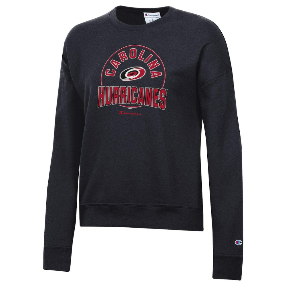 Carolina Hurricanes Champion Women's Powerblend Pullover Sweatshirt - Black - NHL