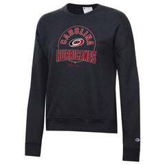 Carolina Hurricanes Champion Women's Powerblend Pullover Sweatshirt - Black - NHL