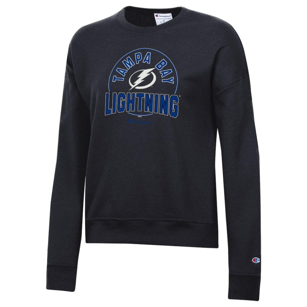 Tampa Bay Lightning Champion Women's Powerblend Pullover Sweatshirt - Black - NHL