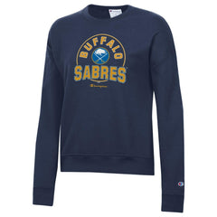 Buffalo Sabres Champion Women's Powerblend Pullover Sweatshirt - Navy - NHL