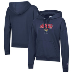 Florida Panthers Champion Women's Powerblend Fleece Pullover Hoodie - Navy - NHL