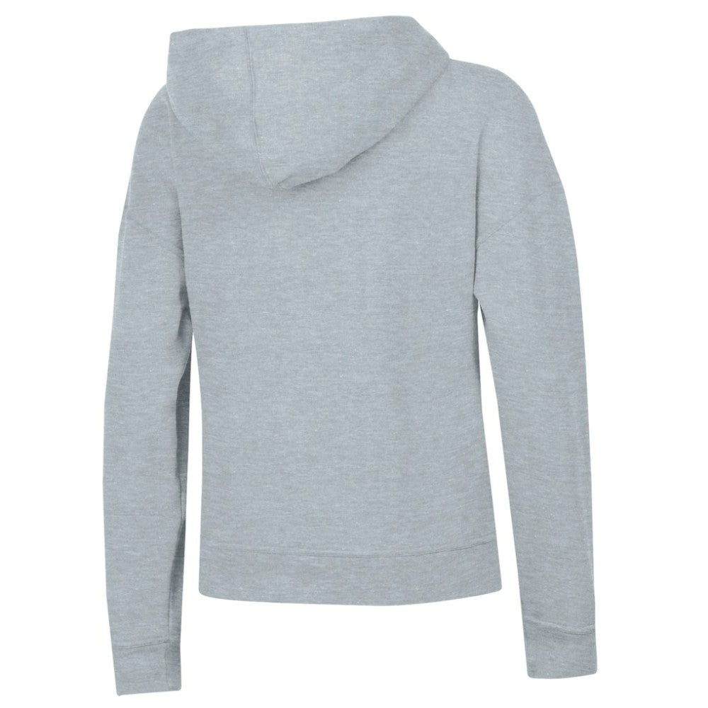 Edmonton Oilers Champion Women's Powerblend Fleece Pullover Hoodie - Gray - NHL
