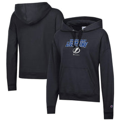 Tampa Bay Lightning Champion Women's Powerblend Fleece Pullover Hoodie - Black - NHL