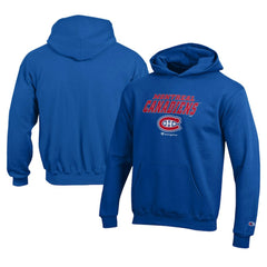 Montreal Canadiens Champion Youth Eco Powerblend Pullover Hoodie - Royal - NHL