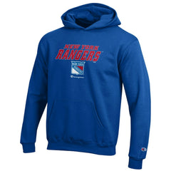 New York Rangers Champion Youth Eco Powerblend Pullover Hoodie - Royal - NHL