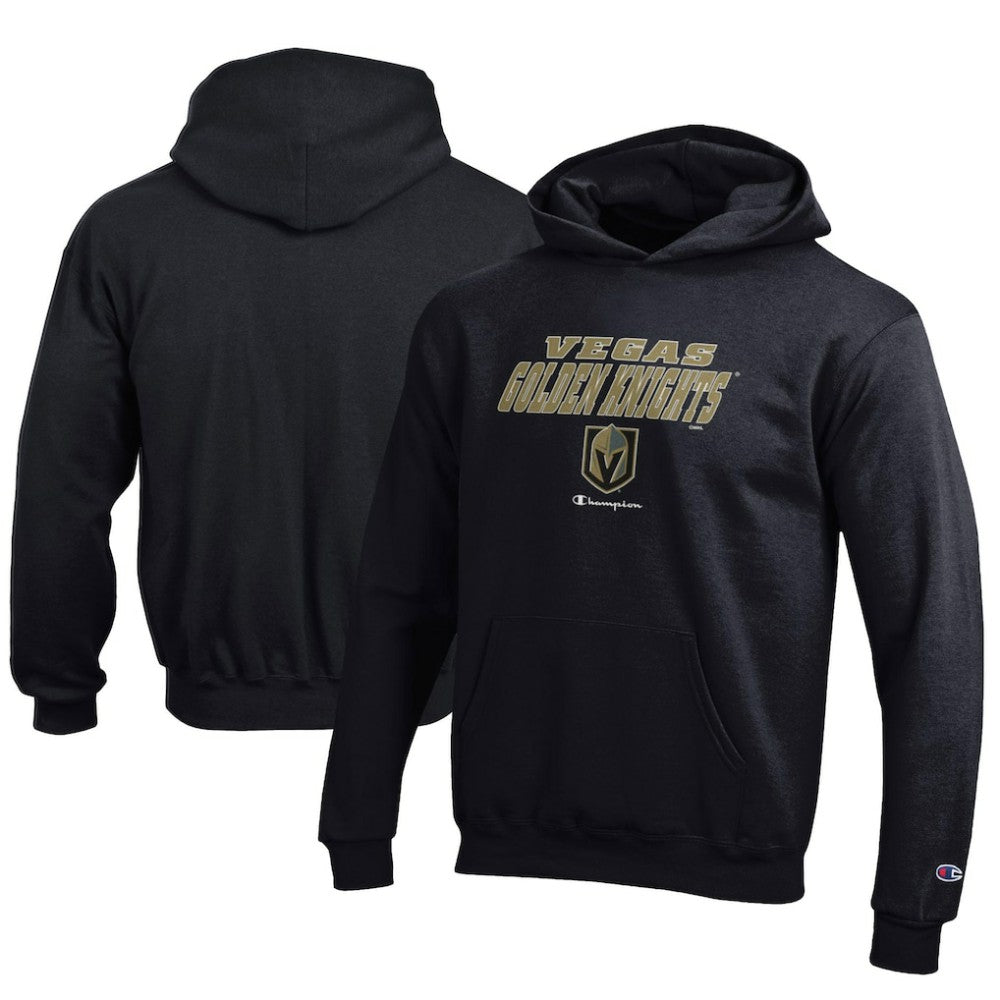 Vegas Golden Knights Champion Youth Eco Powerblend Pullover Hoodie - Black - NHL
